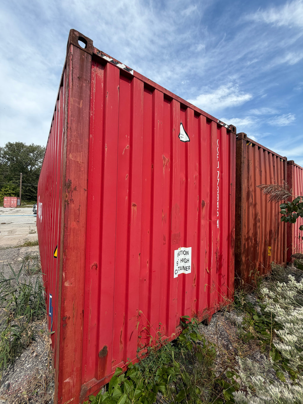 40’ High Cube KLINE Shipping Container – Red – 773945-4