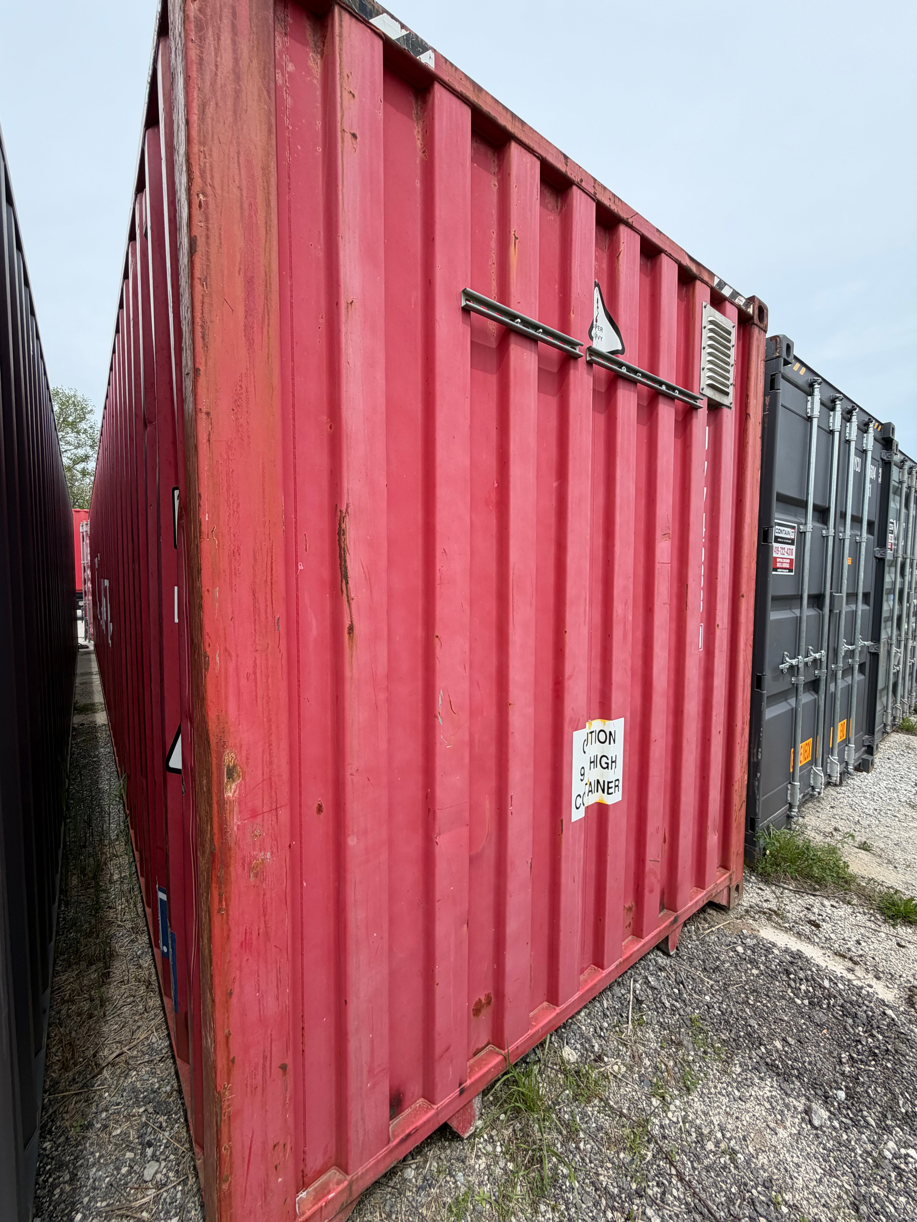 40’ High Cube Used K-Line Shipping Container – Modified 774538-0