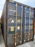 40’ High Cube Used Shipping Container – Wind & Water Tight – Blue – 544543-6