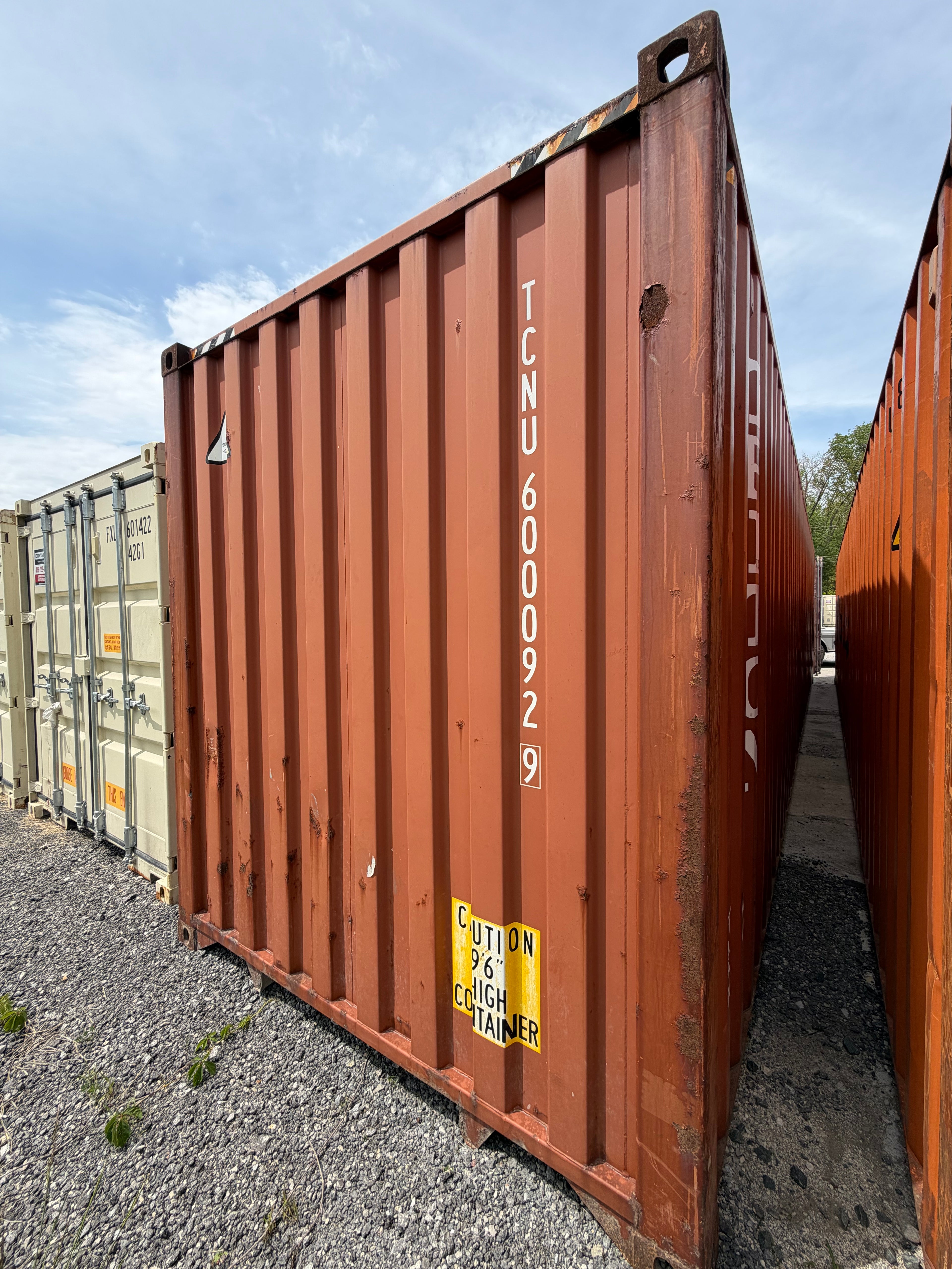 40’ High Cube Used Triton Shipping Container – Wind & Water Tight – 600092-9