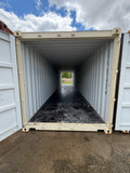40’ Standard Height Double Door Container – One Trip – Beige – Easy Open Doors & Lockboxes 601422-4
