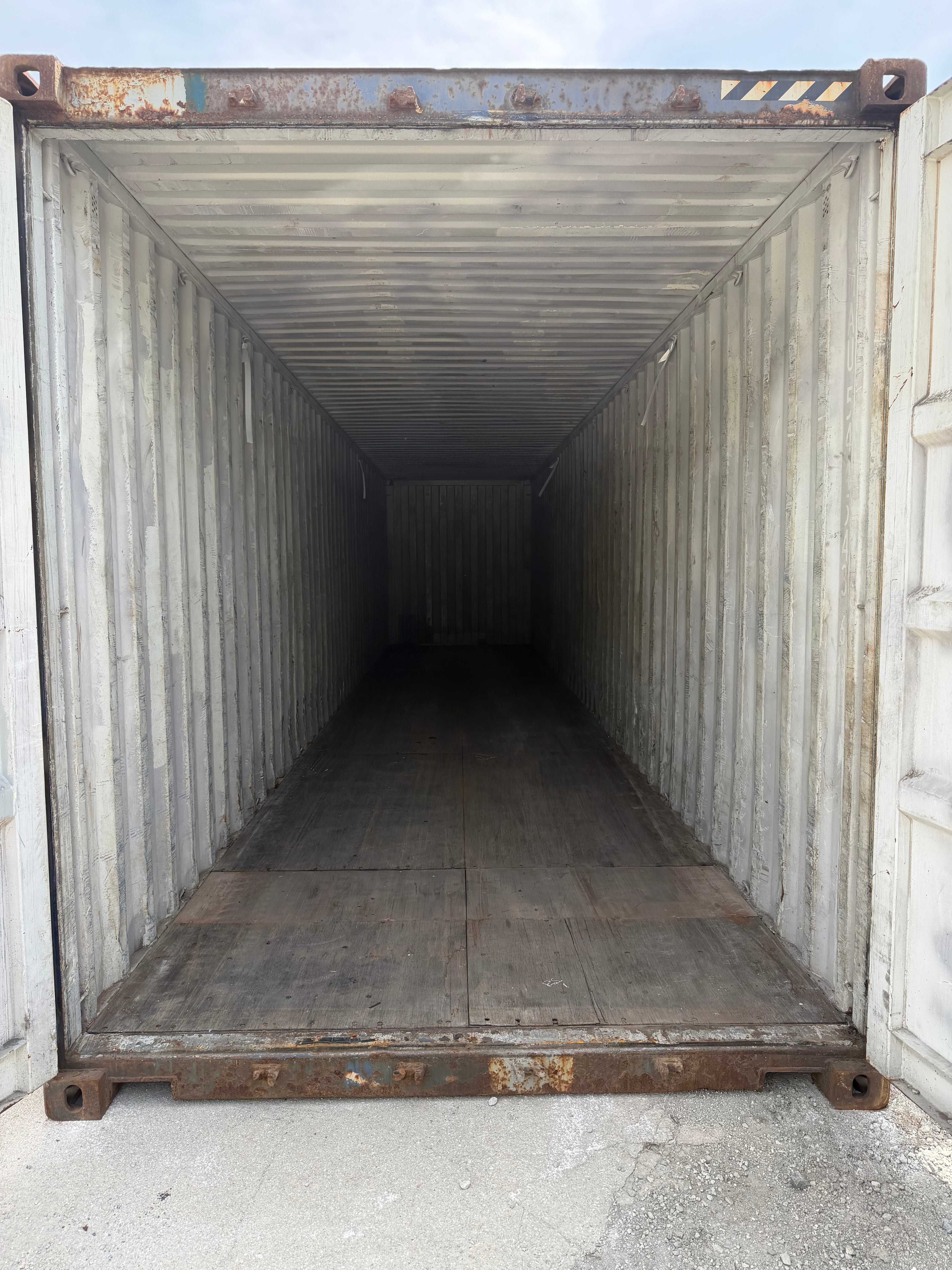 40’ High Cube Used Shipping Container – Wind & Water Tight – Blue – 544543-6