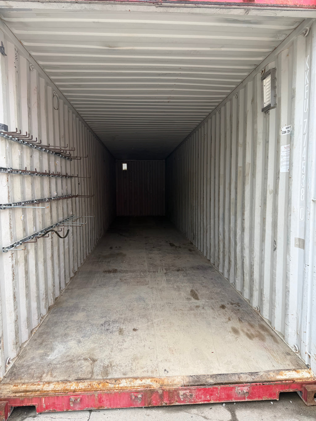 40’ High Cube Used K-Line Shipping Container – Modified 774538-0