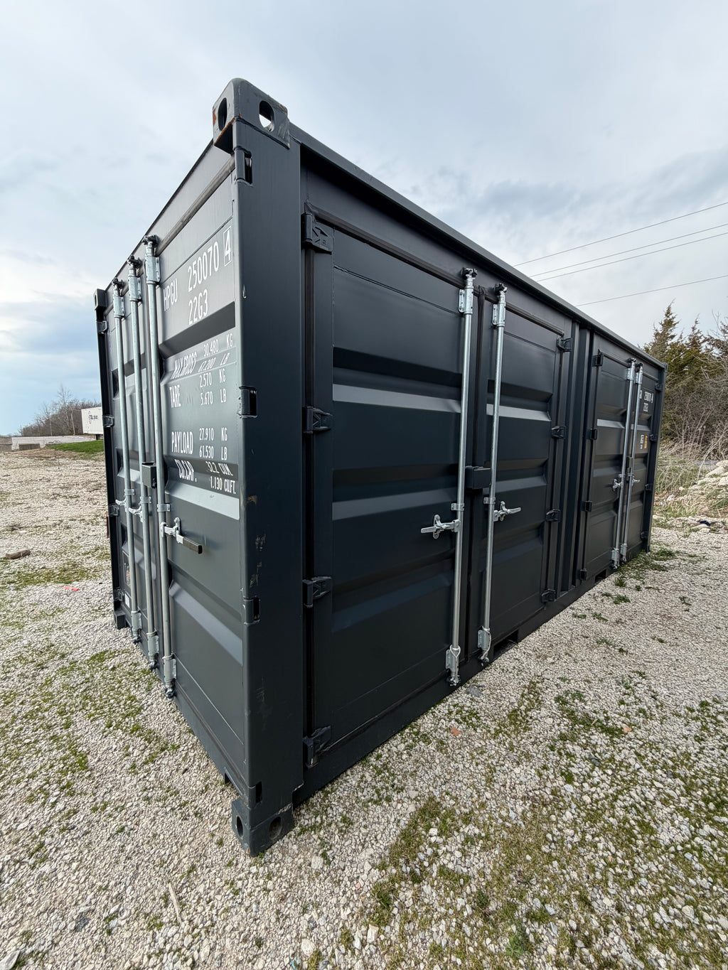 20’ Open Side One Trip Container
