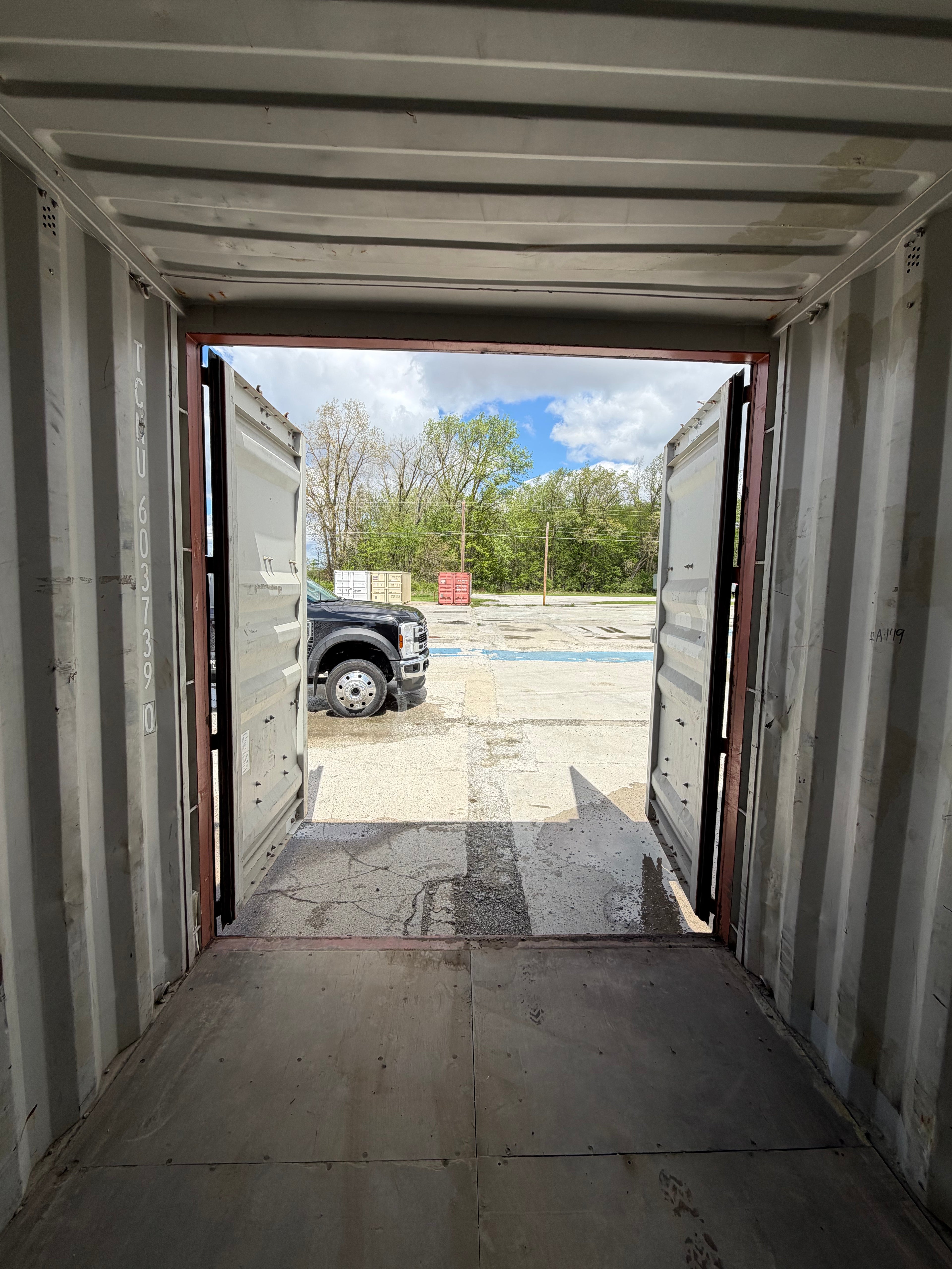 40’ High Cube Used Triton Shipping Container | Rust Color | 4 Vents 603739-0